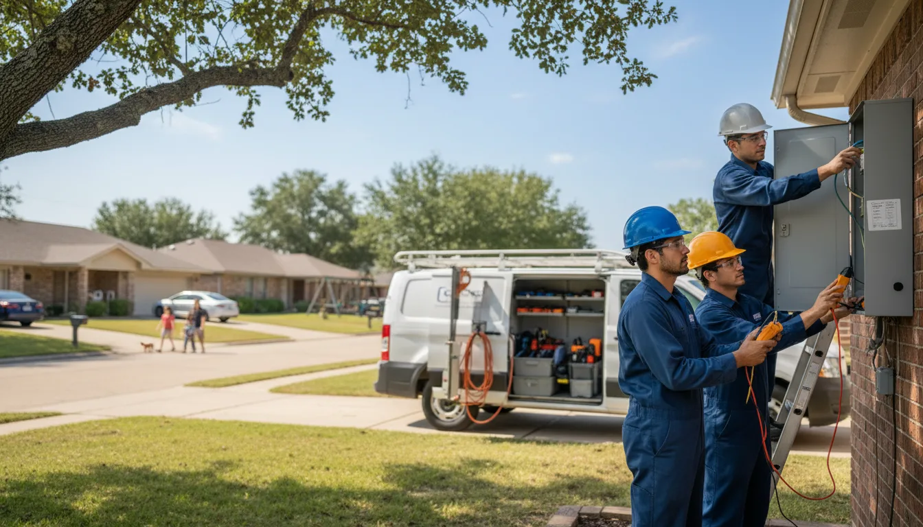 Certified electrician providing emergency electrical services in Rayle, GA